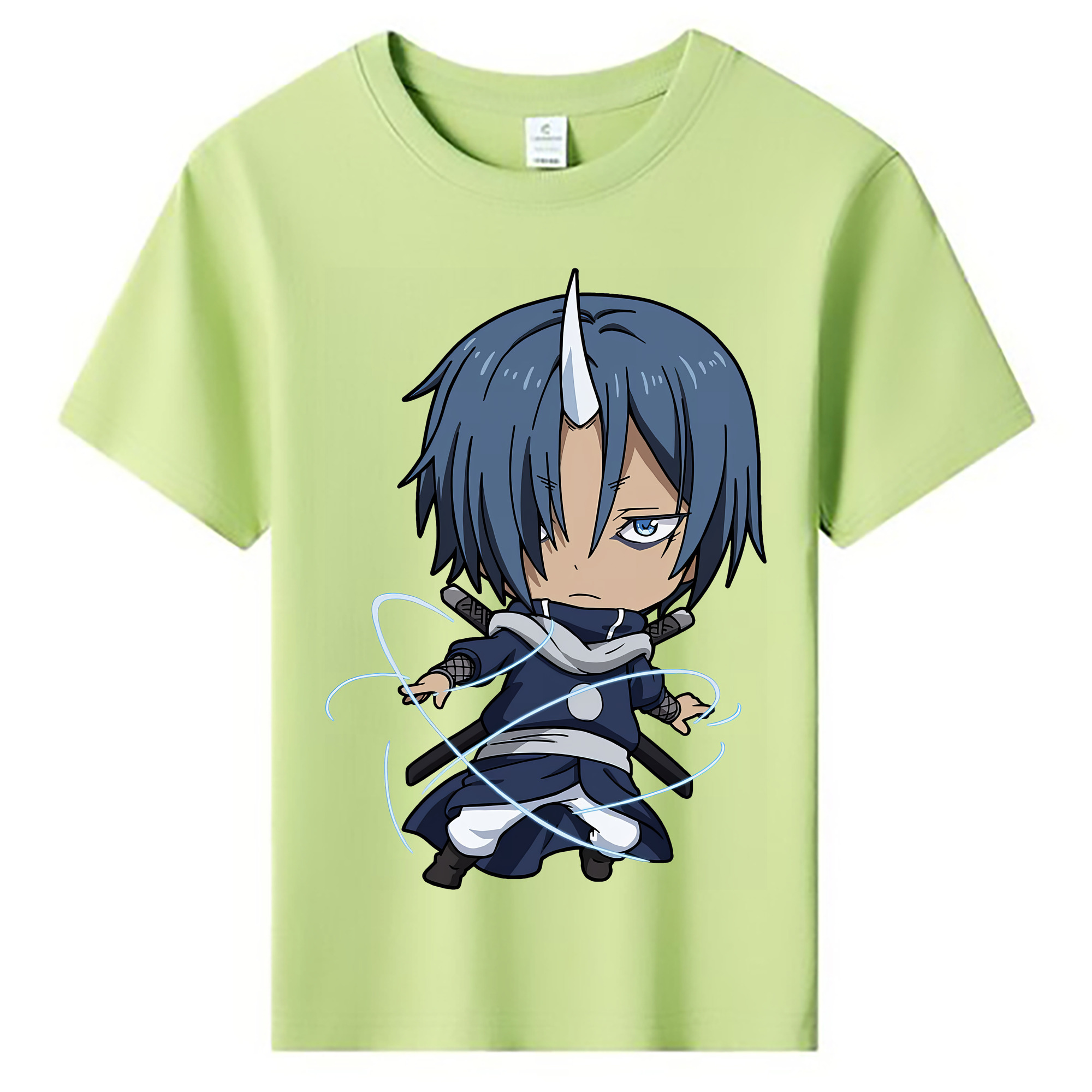 （画像用） 転スラ Regarding Reincarnated to Slime 綿100％キッズTシャツ（フロントプリント）